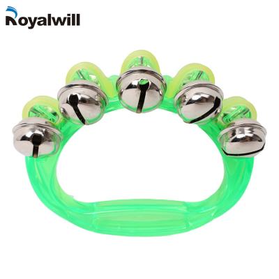 China Education Tambourine Bell Musical Toy Party Games Fun Bar Festival Celebrate Shaking Sensory Promotion Garden Partying Happy Time for sale