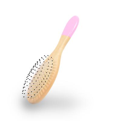 China Hair Brush Waterproof Wooden Plastic Bristle for sale