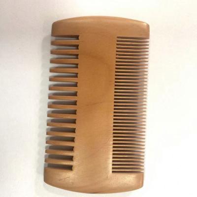 China Wholesale Custom Gold Selection Fashion Style Afro Biodegradable Wide Tooth Hair With Wooden And Natural Goat Handle Walnut Soft Comb for sale