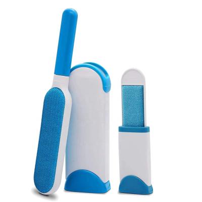 China Viable Wholesale Long ABS Plastic Pet Hair Remover Brush Hot Sale 2019 New Product Dog Remov for sale