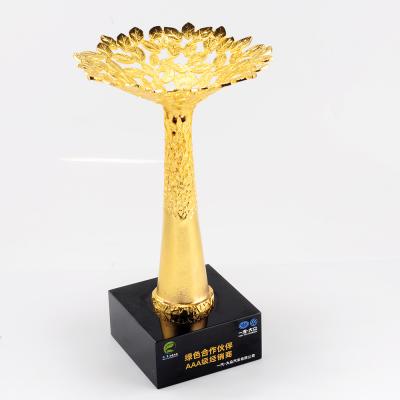 China Financial institutions Shenzhen goldgift factory derectly manufacture metal tree sounier gift for sale