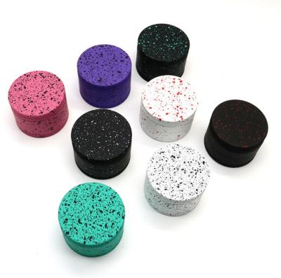 China New Design 4 Layer 63mm Weed Grass Grinder Aluminum Paint Metal Rubber Grinder for sale