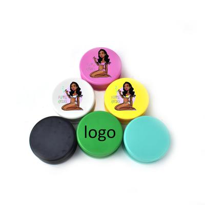 China Portable Pink Smoking Plastic Acrylic Grinder Hemp Weed Herbal Tobacco Herb Accessories Custom Cute Small Grinder Logo Design for sale