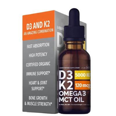 China Max Absorption Vitamin Customized Adult Drops D3 + K2 Oral Liquids for sale