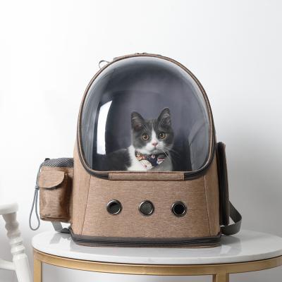 China Outdoor Portable Travel Dog Carriers Wholesale Waterproof Cat Bag Capsule Pet Backpack Bags Cat Pet Cage for sale