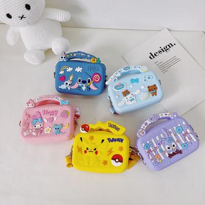 China Popular Lovely Wallet Cute Mini Silicone Coin Purse Cartoon Kids Zipper Wallet for sale