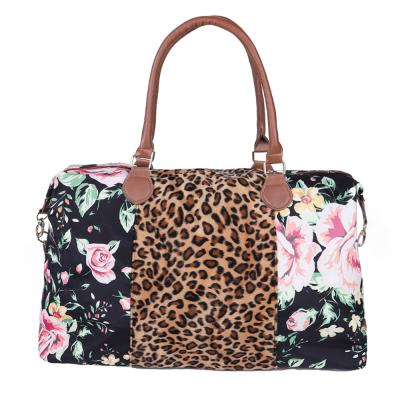 China Fashion Pattern High Quality Women's Handbag Digital Printing Large Travel Bag Canvas Shoulder Bag for sale