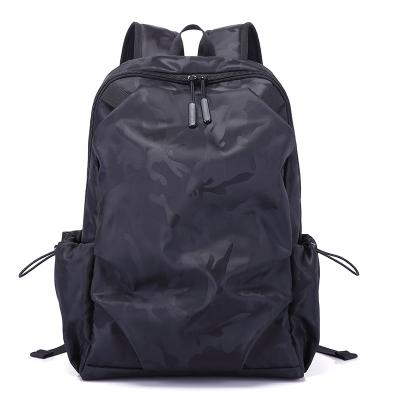 China Korean version of Oxford cloth comfortable casual computer backpack waterproof custom men's backpack with headphone jack for sale