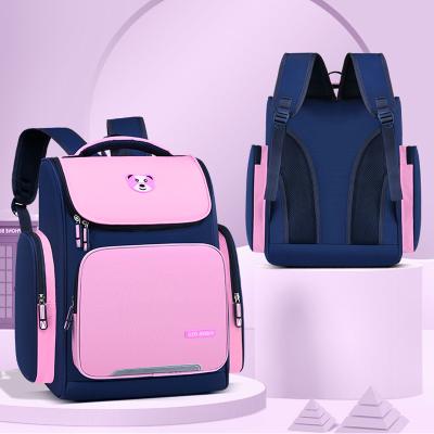 China 2021 New Campus Canvas Children's Comfortable Youth Student Bag Waterproof Backpack Anti-theft Schoolbag Epaulet for sale