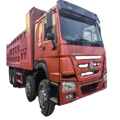 China Right hand driven Howo 12tyres 8x4 dump truck used year of 2017 with good conditions > 8L for sale