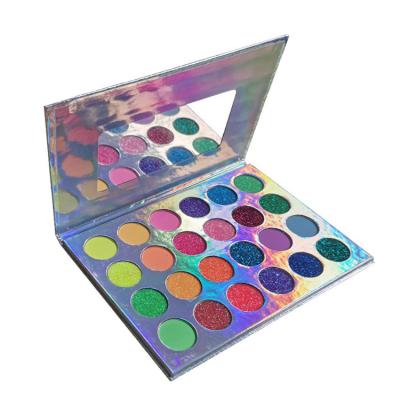 China 24 Color Waterproof Eyeshadow Palette Shimmer Private Label Brand Logo Eyeshadow Palettes Waterproof for sale