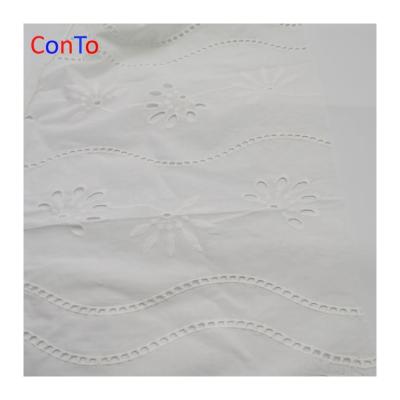 China Best Quality China Manufacturer Chicken Kari Lace Embroidery Plaid Cotton Fusible Fabric for sale