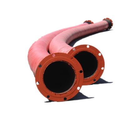 China Concrete Fluids Pump Oil Shaped Big Size Rubber Hose For Suction And Discharge for sale