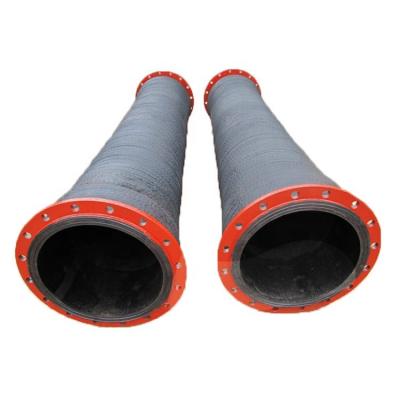 China Oil Shaped Rubber Fluids Hose With Steel Wire For Sand Mud for sale