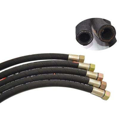 China High Pressure Resistant Nitrile Rubber Hydraulics Hose For Oil Fluid for sale