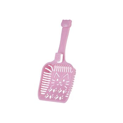 China Promotional High Quality Pet Plastic Cat Poop Dog Food Plastic Shovel for sale