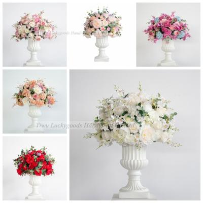 China LFB976 Multiple Color Beautiful Banquet Flower Artificial Wedding Ball For]Table Decoration Candelabra Centerpiece Flower Arrangement for sale