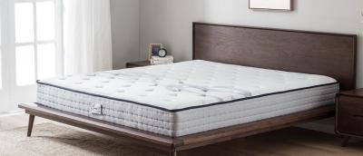 China twin/full/queen white innnersping Latex Euro top spring mattress with independent pocket spring for sale