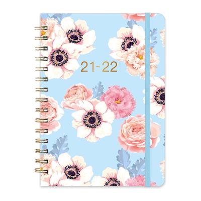 China Luxury Hardcover Book Spiral Notebook A4 Gift Wholesale Cute Printing Paper Set for sale