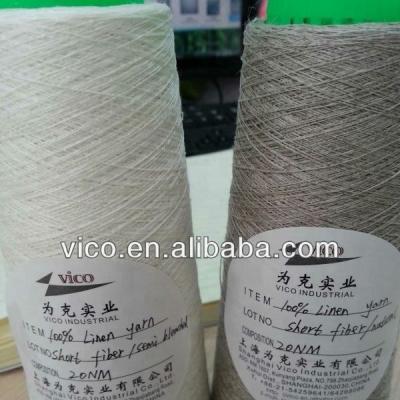 China 100%pure linen sustainable linen yarn for sale