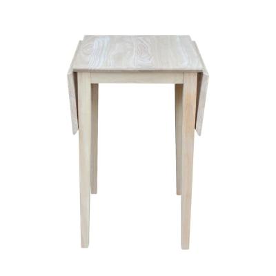 China Space Saving Adjustable High Quality Wooden Furniture Rectangle Kitchen Double Drop Leaf (The Other) Table for sale