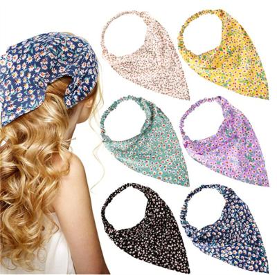 China New Amazon Smart Casual Hot Selling Triangle Elastic Hair Accessories For Women And Girls Headbands Flower Headbands For Dresses for sale