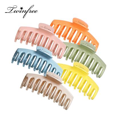 China Large Hair Claw Clips For Women Girls Amazon Hot Sale Hair Clip New Arrival 4.33 Inch Fashion Hair Claw Clips Large Hair Clips Korean Women for sale