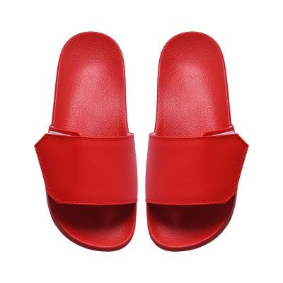 China PVC Summer Beach Sandal White Paste Slipper Slide Sandals Factory Customized EVA Slide Slipper Designer Fashion Trend Slides for sale