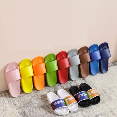 China Fashion Trend Top Quality Factory Customized New Pattern LOGO PVC EVA Slide Slippers Men Woman Water Slide Sandals Slides Slippers for sale