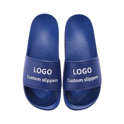 China CUSHIONING PVC Designer Home Slippers For Concave Convex Printing Women Factory Customized Logo Beardless Slipper Wholesale Mens for sale