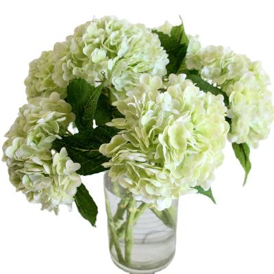 China Wholesale High Quality Amazon Hit Silk Bulk Real Touch Hydrangea Artificial Flowers Wedding Decoration for sale