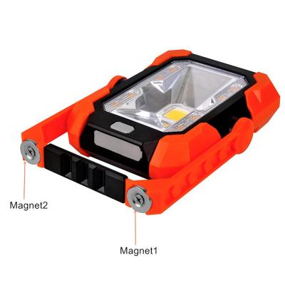 China Sports Stadiums Mobile Waterproof Portable Solar Led Lamp LED Emergency New Solar Powered Outdoor Led Light With Magnetic for sale