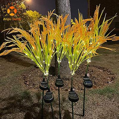 China ANPU MODERN Decor Outdoor Led Solar Wheat Ear Garden Decoration Lamp Yard Outdoor Waterproof Light Feeling Simulation Whea for sale