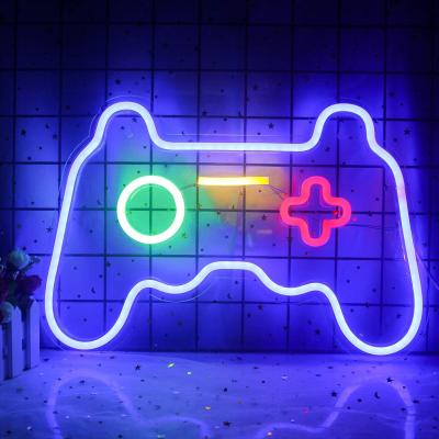 China Dropshipping Residential Gaming LED Neon Sign Gamepad Shape Light Gamer Gift For Teen Boys Personalized Neon Signs Led Custom Neon Sign for sale