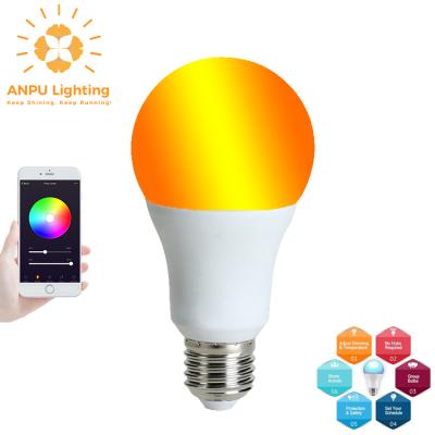 China Residential Smart Phone Control LED Wifi Bulb E27 Smart Smart Bulbs for sale