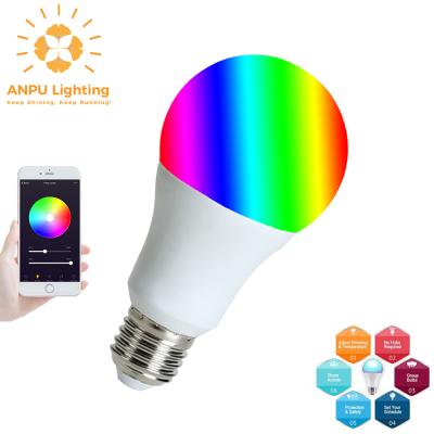 China WiFi Bulb Lumiman Smart Light Bulb Residential Smart Bulb Kit LED RGB Color Changing Dimmable Light Bulb Compatible with Alexa, Google Home for sale