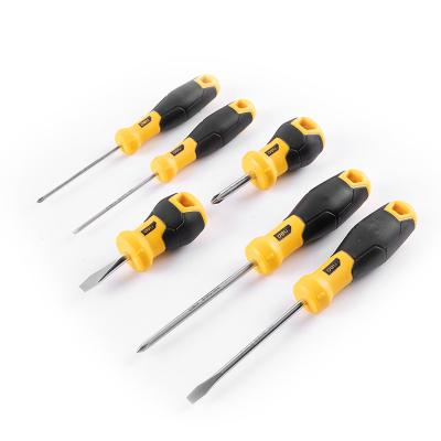 China Factory Direct Selling CRV Pozi Screwdriver Set Durable High Quality Professional Multifunction Torx Screwdriver Set With TPR Handle for sale