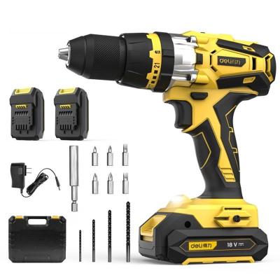 China Quality Cordless Reliable Reliable 2X Rechargeable Battery 2X Rechargeable Battery Construction Metal Power Craft Drill Impact Electric Cordless Drill Max St for sale