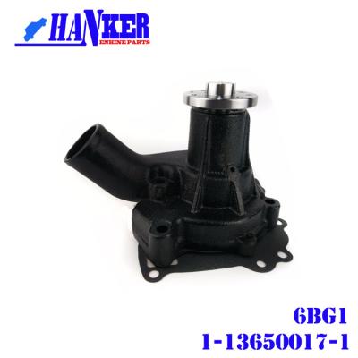 China 1-13650-017-1 EX200-5 Isuzu Excavator 6BG1 Maschinen-Wasser-Pumpe 1-13650017-1 zu verkaufen