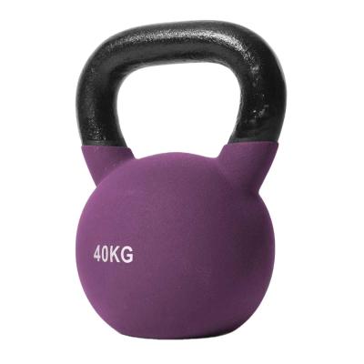 China Convenient Cheap Neoprene Coated Cast Iron Kettlebell for sale