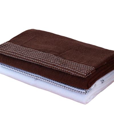 China Home Wholesale Accept Custom Coffee Luxury Soft Comfortable Bath Towel for sale