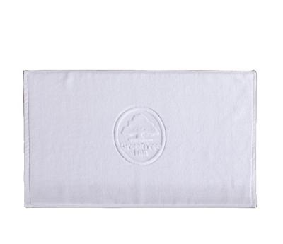 China Factory Supply OEM Multi-specification Bath Towel Jacquard White Home Floor Towel for sale