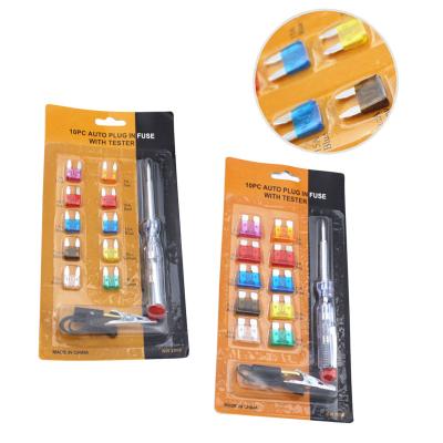 China 10PCS Car Auto Auto Fuse Set Standard Hardware Tools Blade for sale