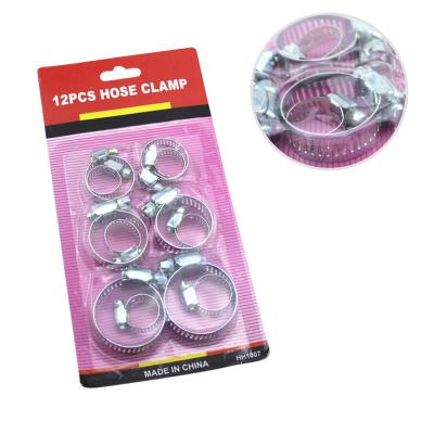 China American General Industry 12 PCS Kind's Hose Clamps Adjustable Hose Spring Clamps Hose Set Fastener for sale