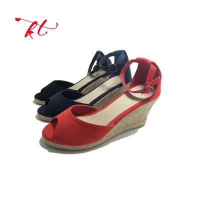 China High heels wholesale fashionable cheap and comfortable sexy fashion wedges sandal shoes for sale