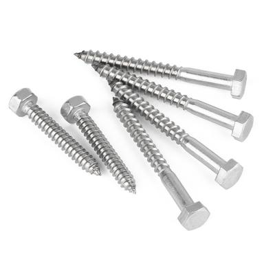 China HEX Wood Stainless Steel DIN571 Hex Head Lag Screws for sale