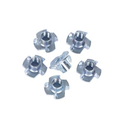 China Heavy Industry Steel Four Prong Insert Tee Slot Nut for sale