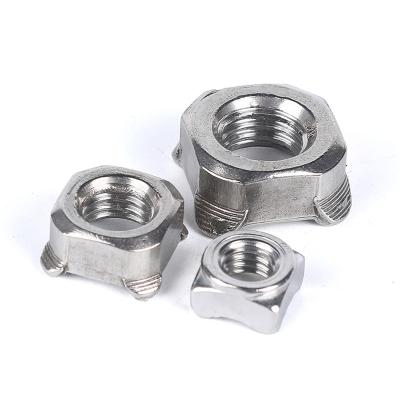 China 304 / 316 Heavy Industry Stainless Steel DIN928 Square Weld Nuts for sale