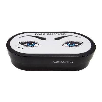 China Recyclable Metal Cosmetic Gift Packaging With Lid High Quality Custom Eyelash Box for sale