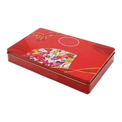 China Reused materials Tin Gift Packaging Metal Boxes for chocolate candy box rectangle for sale